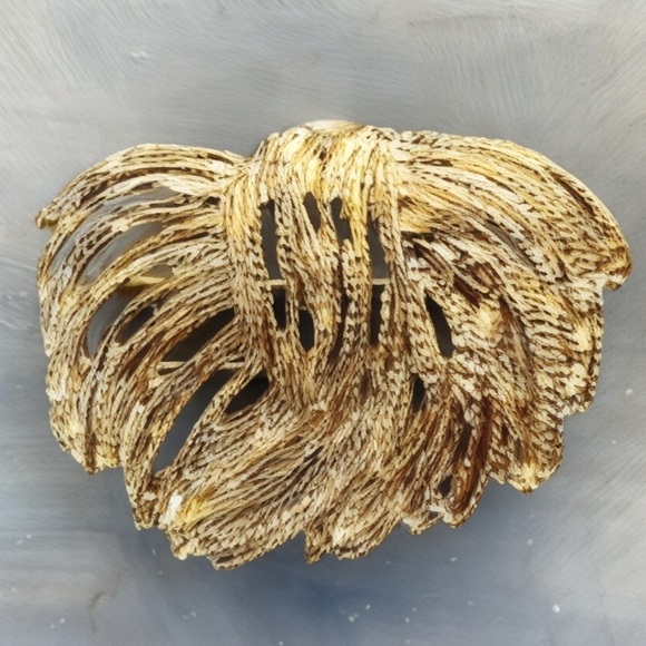 Vintage Accessories - Gilded Gold Metal Belt Buckle Clip Accessory
